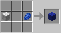 Crafting Modrá vlna z vlny a lapis lazuli