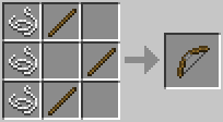 Crafting Bow z tyčinky a řetězec