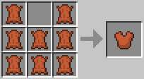 Crafting Chestplates from Several Resources