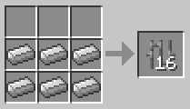 How to craft Iron Bars