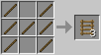 Minecraft Crafting Ladder