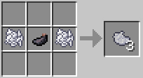 Crafting Light Gray Dye from Ink Sack and Bone Meal 