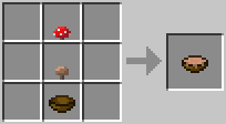 Minecraft Crafting Mushroom Stew