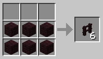 How to craft Nether Brick Fence