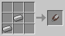 Crafting Shears with Iron Ingot