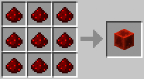 Crafting Blok Redstone