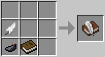 Minecraft Crafting Book and Quill