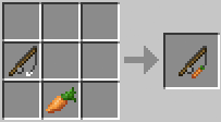 How to craft Carrot on a Stick