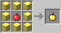 Minecraft Crafting Golden Apple