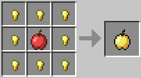 Minecraft Crafting Golden Apple