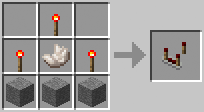 Crafting Redstone Comparator