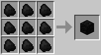 Crafting Block of Coal