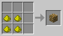 Crafting Glowstone