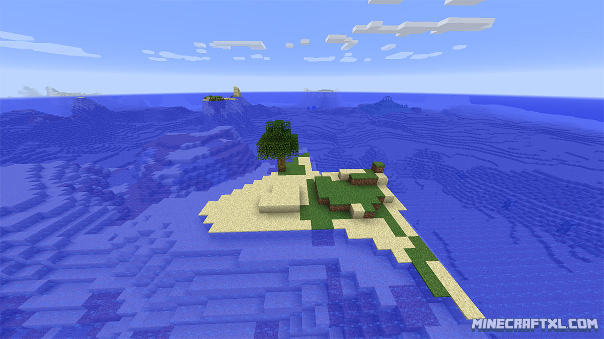 Minecraft Survival Island Seed 127640081