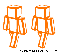 Orange box man skin