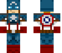 Captain America Minecraft Skin