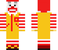 Ronald McDonald Minecraft Skin