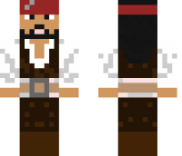 Jack Sparrow Minecraft Skin