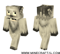 Yeti (with moving mouth and eyes) skin