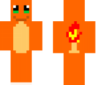 Charmander Minecraft Skin