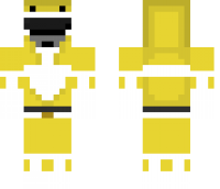 Yellow Ranger Minecraft Skin