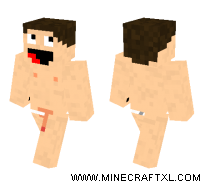 Nude man Minecraft Skin Download