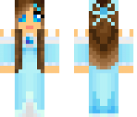 Ice Princess Minecraft Skin