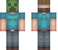 Creeper Mask Minecraft Skin