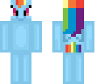 Rainbow Dash Pony Minecraft Skin