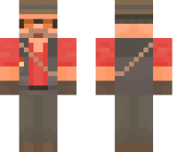 TF2 Sniper Minecraft Skin