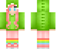 Dinosaur Girl Minecraft Skin