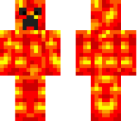 Lava Creeper Minecraft Skin