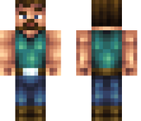 Manly Steve Minecraft Skin