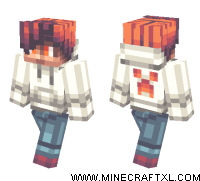 White Creeper Hoodie skin