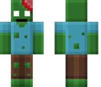 Pixel Zombie Minecraft Skin