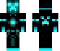 Tron Creeper Minecraft Skin