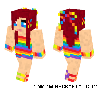 Rainbow Girl skin