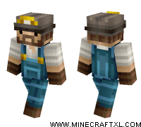 Realistic Miner skin