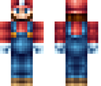 Mario Minecraft Skin