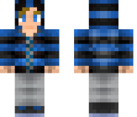 Teen Striped Hoodie Minecraft Skin