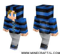 Teen Striped Hoodie skin