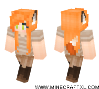 Foxy Lady Minecraft Skin Download