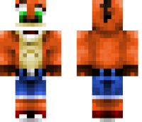 Crash Bandicoot HD Minecraft Skin