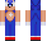 Sonic the Hedgehog Minecraft Skin