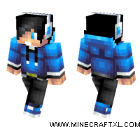 Blue Teenager skin