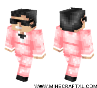 Pink Tuxedo Minecraft skin Pink Tuxedo skin