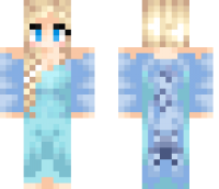 Elsa Snow Queen Minecraft Skin