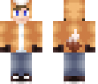 Fox Hoodie Minecraft Skin