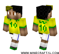 Neymar Minecraft skin Neymar skin