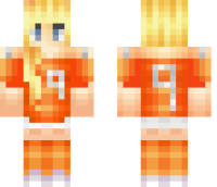 Female Netherlands Fan Minecraft Skin